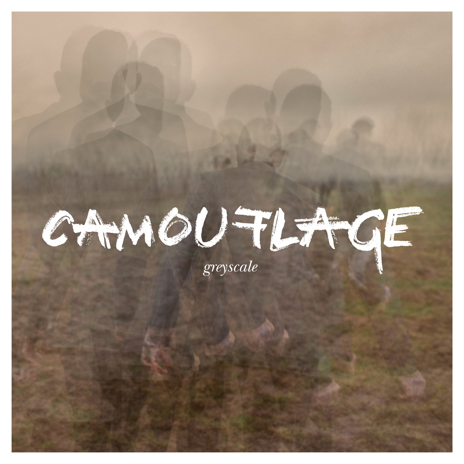 camouflage greyscale cover