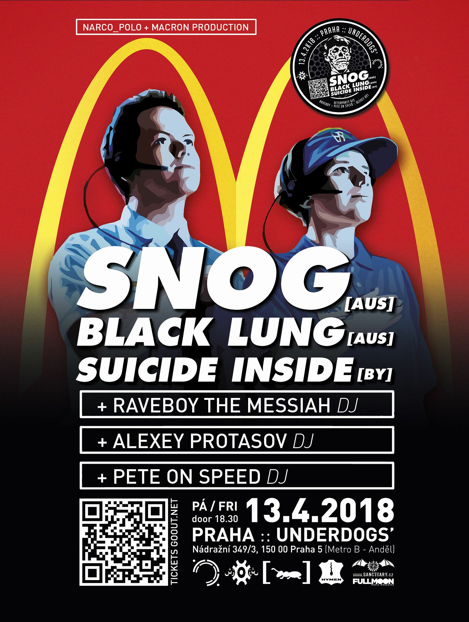 Snog, Black Lung, Suicide Inside